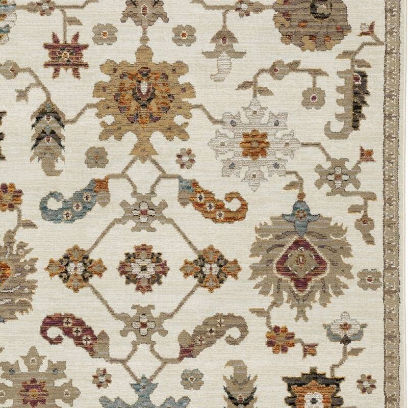HomeRoots Oriental Traditional Rectangle Area Rug - 66.93 in. x 46.06 in. x 0.55 in.