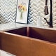 preview thumbnail 7 of 12, Adams Copper 36" Single Bowl Farmhouse Apron Front Undermount Kitchen Sink