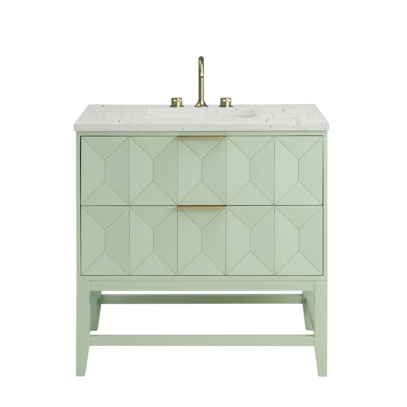 Emmeline 36" Single Vanity Cabinet, Pistachio