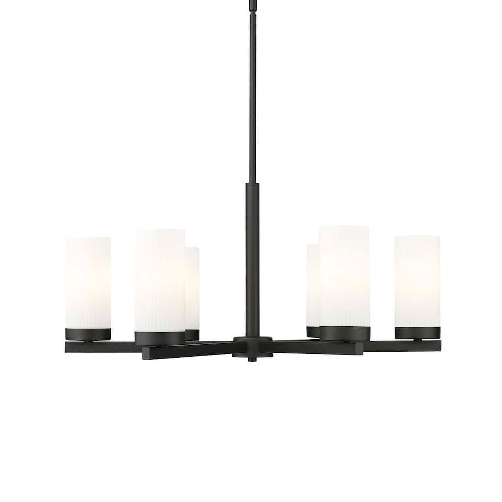 Z-Lite 3044-6 Danica 6 Light 26" Wide Candle Style Chandelier