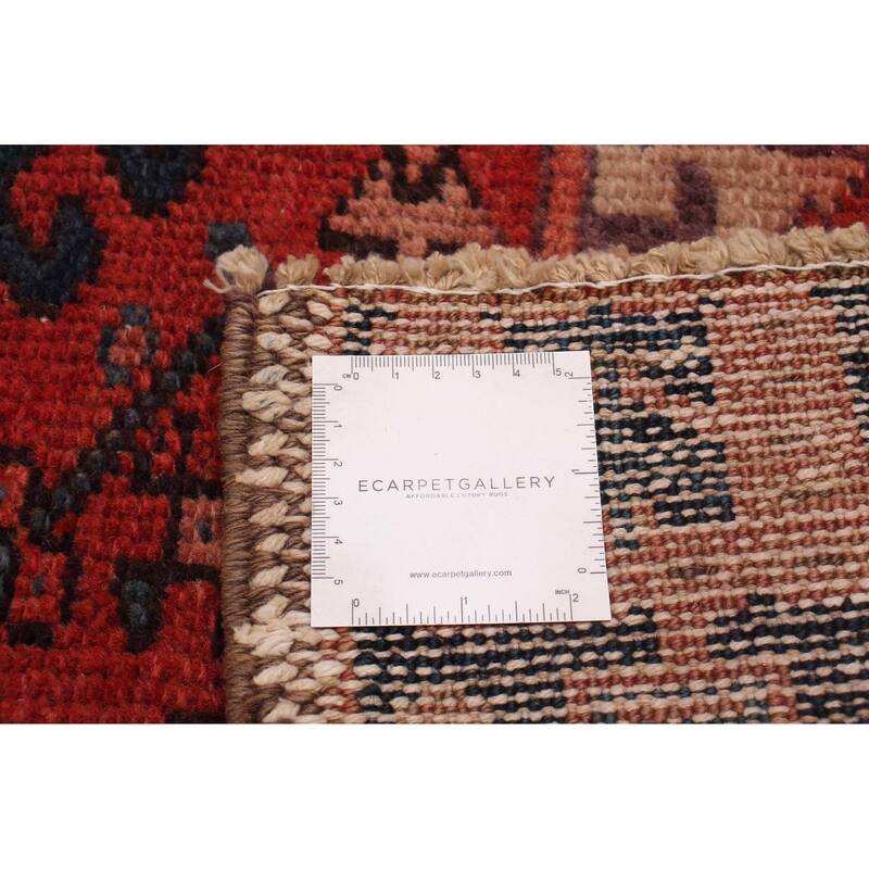 ECARPETGALLERY Hand-knotted Konya Anatolian Red Wool Rug - 3'7 x 10'8