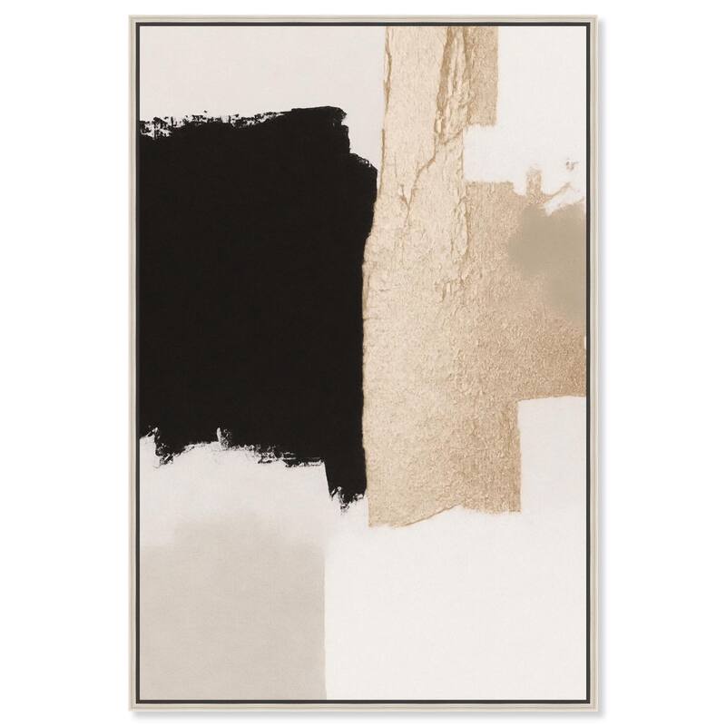 Earth and Ink II Canvas by Art Remedy - Silver - 10" x 15"