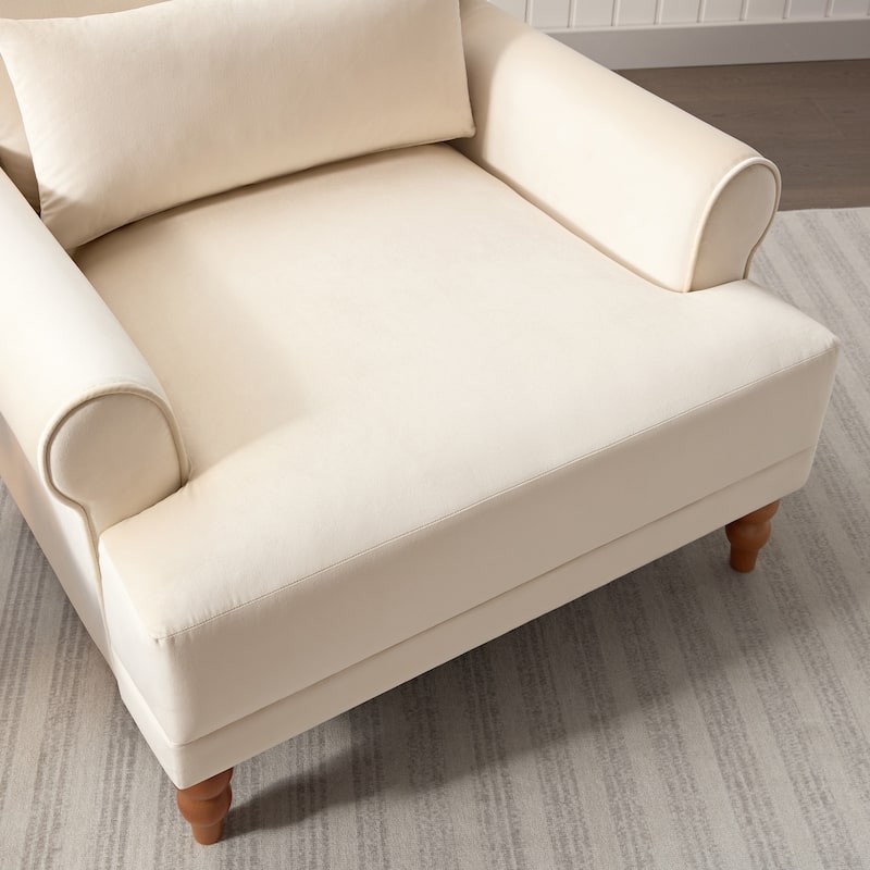 Naci Modern Fabric Accent Chair by Christopher Knight Home