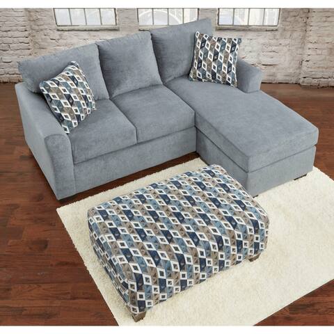 Sofa Trendz Aidy Dusk Sofa Chaise & Ottoman 2-pc Set