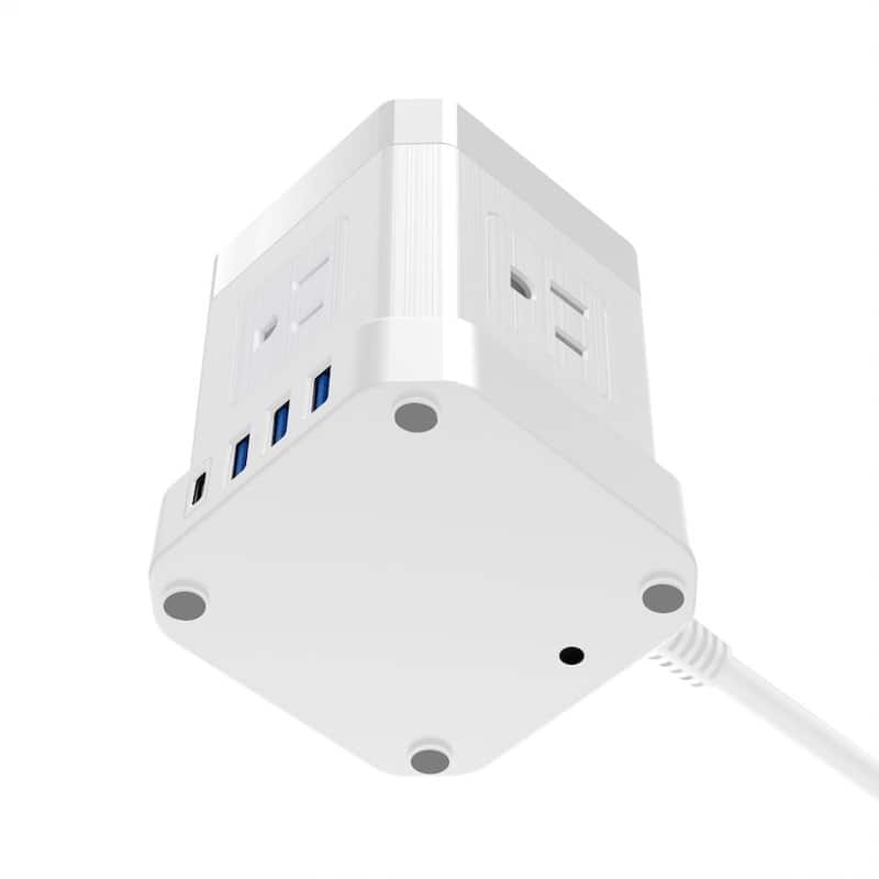Wireless Charger cube power strip with usb ports surge protection usb