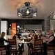 preview thumbnail 6 of 20, Cage Ceiling Fan with Light and Smart Control for Bedroom, Farmhouse