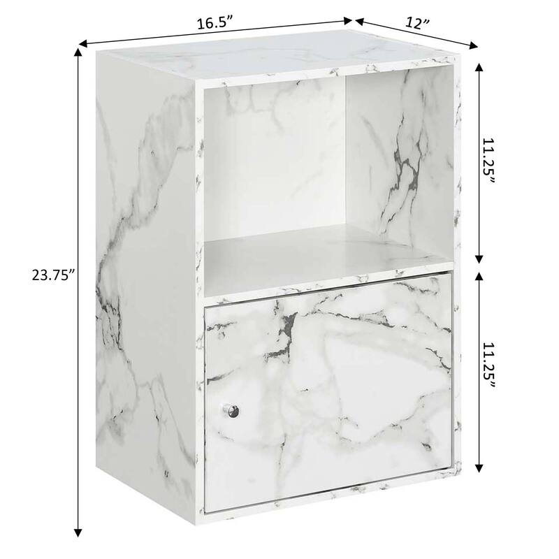 Convenience Concepts Xtra Storage 1 Door Cabinet with Shelf