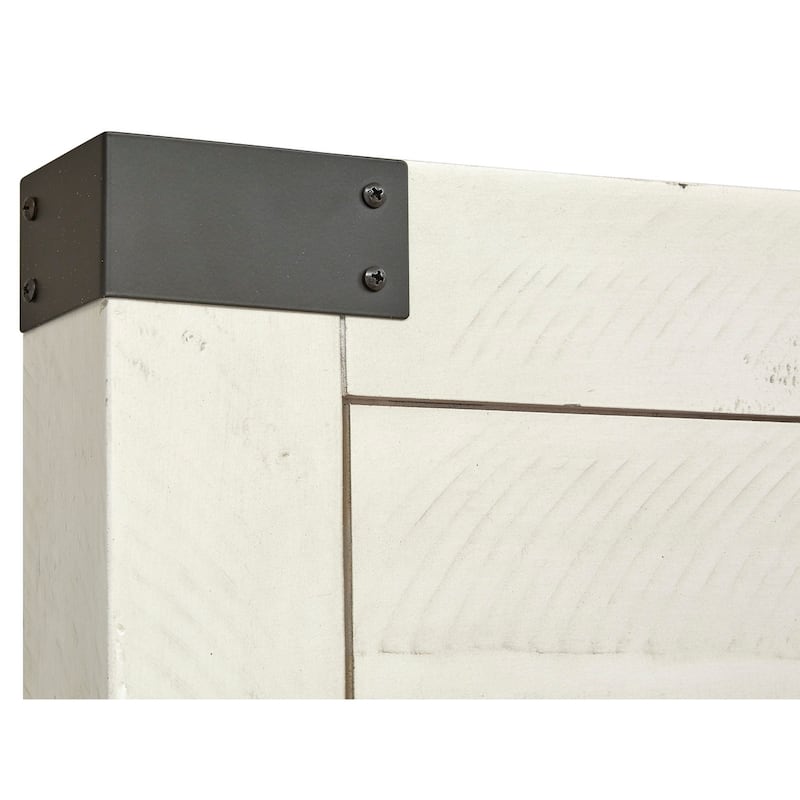 Magnussen Home Chesters Mill Alabaster Panel Storage Bed