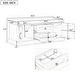 preview thumbnail 32 of 48, Storage Bench with 2 Drawers and 2 Cabinets, Shoe Bench with Removable Cushion for Living Room