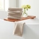 preview thumbnail 82 of 174, Linery & Co. Luxury Cotton Textured Bath Towel. Hand Towel (Pack of 6) - Taupe