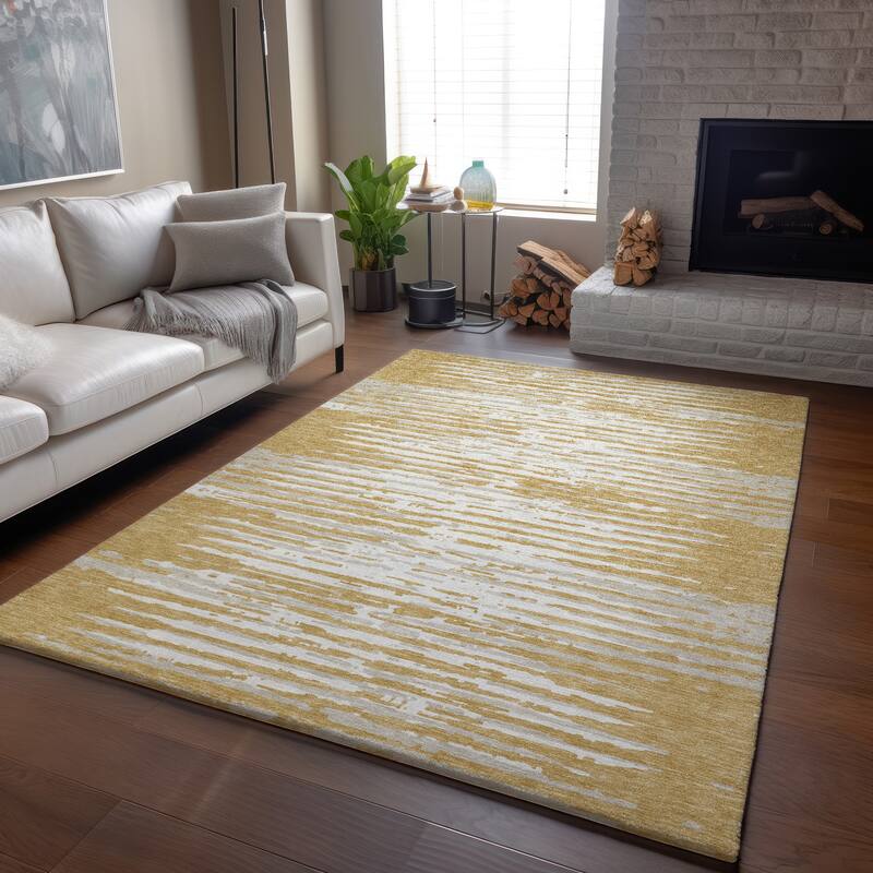 Premium Washable Super Soft Modern Scratches Mayfield Rug
