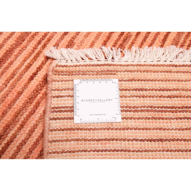 ECARPETGALLERY Hand-knotted Pak Finest Gabbeh Copper Wool Rug - 4'0 x 6'0