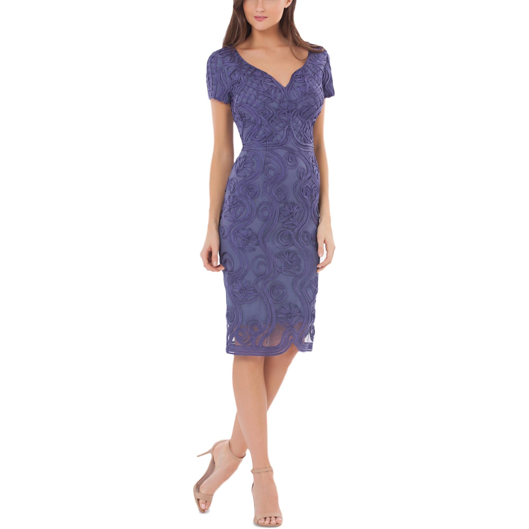 Js collections shop soutache sheath dress