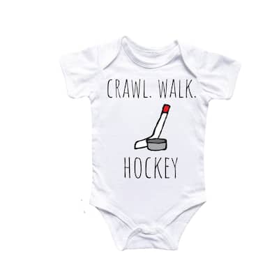 Ice Hockey - Baby Boy Girl Clothes Infant Bodysuit Funny Cute Newborn 3