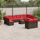 Option Brown and red with table
