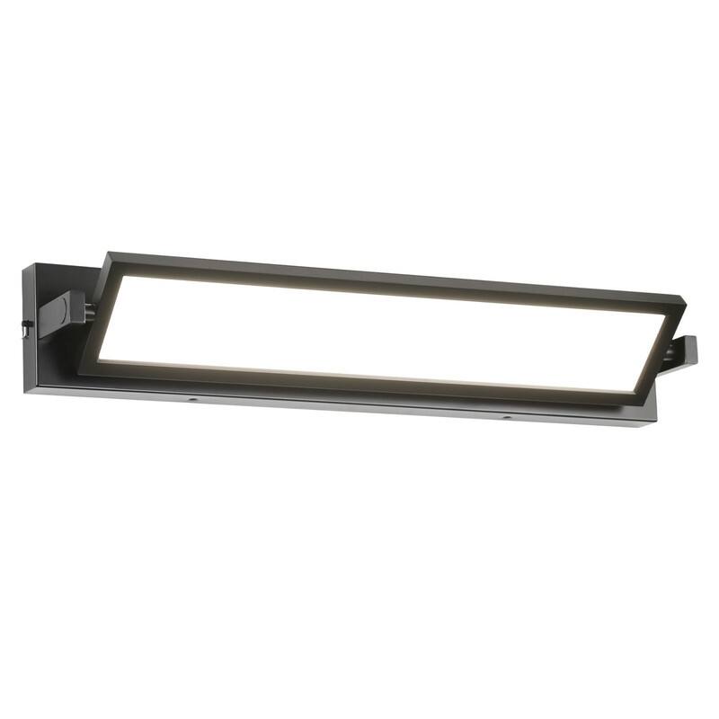 Rotatable Metal Wall Sconce with Adjustable Dimmable LED Lighting - 27 Inch