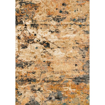 Alexander Home Phaedra Abstract Modern Marble Rug