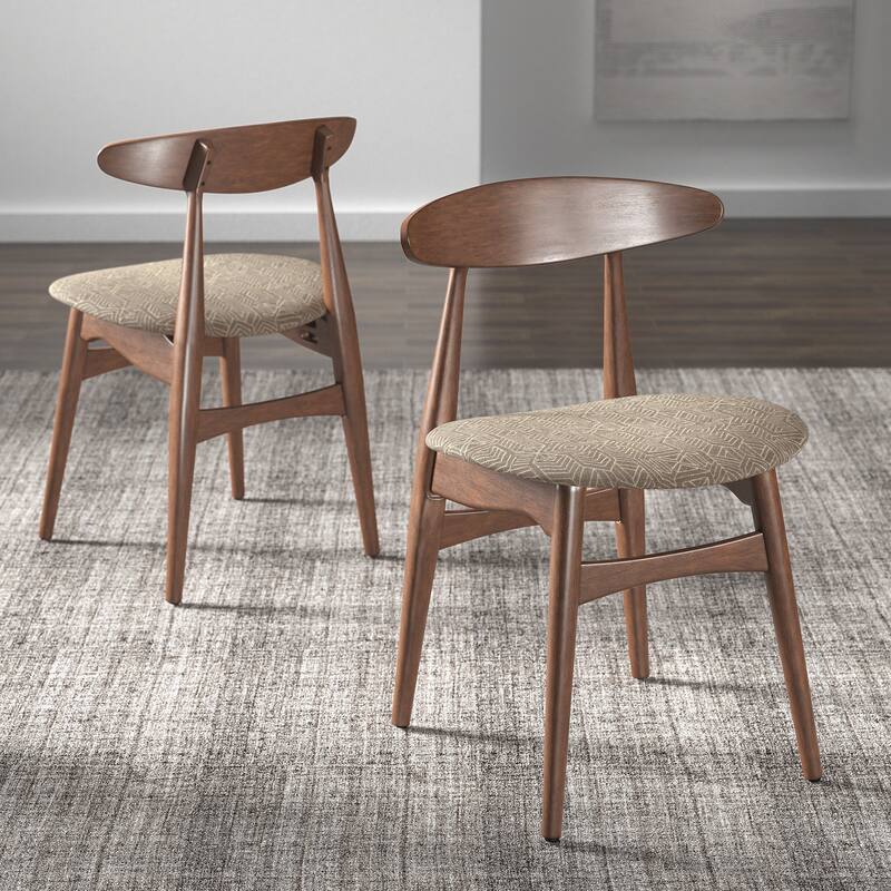 Norwegian Danish Tapered Dining Chairs (Set of 2) by iNSPIRE Q Modern