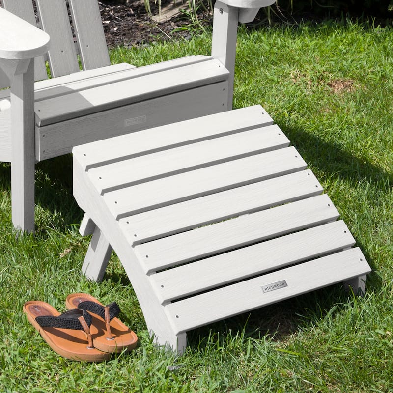 HIGHWOOD Eco-Friendly Synthetic Wood Folding Ottoman