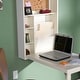 preview thumbnail 2 of 8, SEI Furniture Murphy Winter Antique White Fold-out Convertible Desk