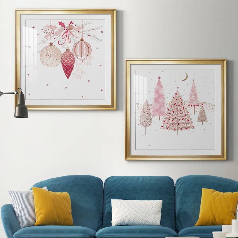 Pretty Pink Baubles Premium Framed Print - Ready to Hang