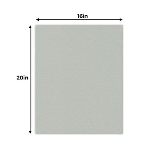 Light Grey 16x20 Backing Board - Uncut Photo Mat Board - Bed Bath ...