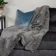 preview thumbnail 4 of 3, Allan Andrews Faux Angora Throw