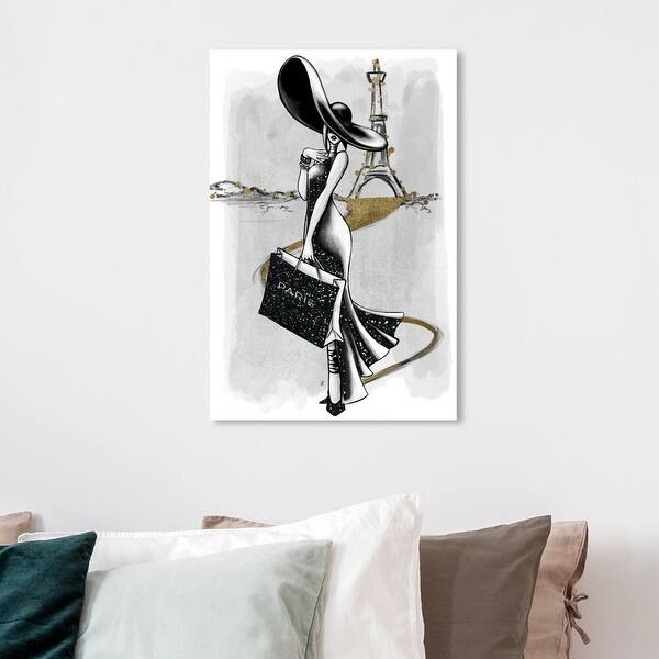 slim fit dress slacks Lady Black Tie - Midnight Glam - Black & Gold Mini Dress