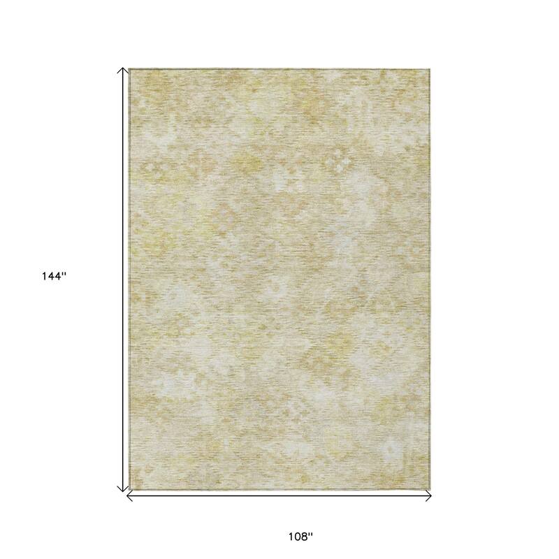 HomeRoots Floral Traditional Rectangle Outdoor Rug