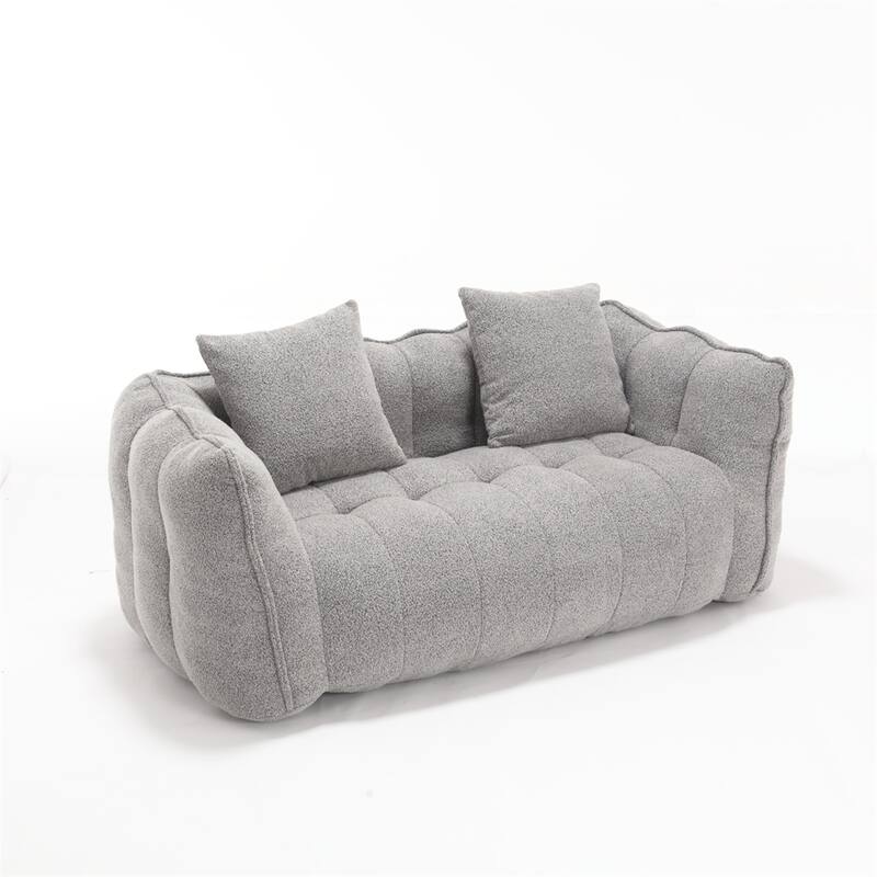 Modern Chenille Recliner Sofa with High Resilience Foam
