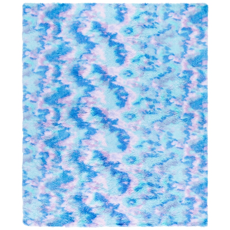 SAFAVIEH Rainbow Shag Didy Shag Rug - 8' x 10' - Rainbow/Multi