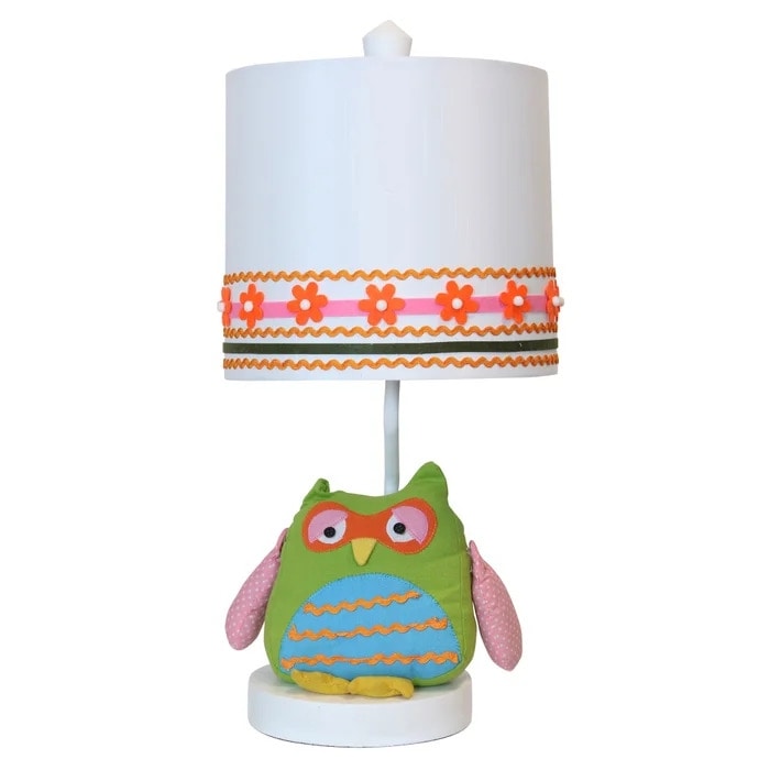StyleCraft Poly Owl Table Lamp - Multicolor