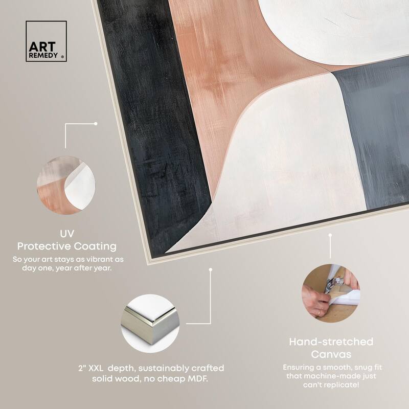 Curved Contour II Canvas by Art Remedy