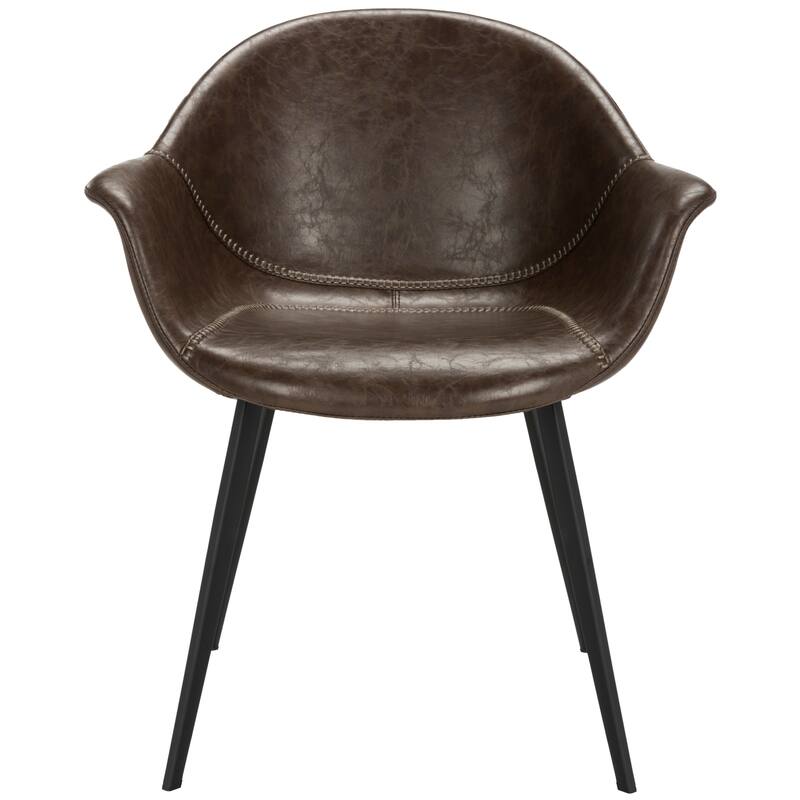 SAFAVIEH Dove Mid-Century Modern Tub Accent Chair (Set of 2) - 26" x 24" x 31.9" - 26" x 24" x 31.9" - 26Wx24Dx32H