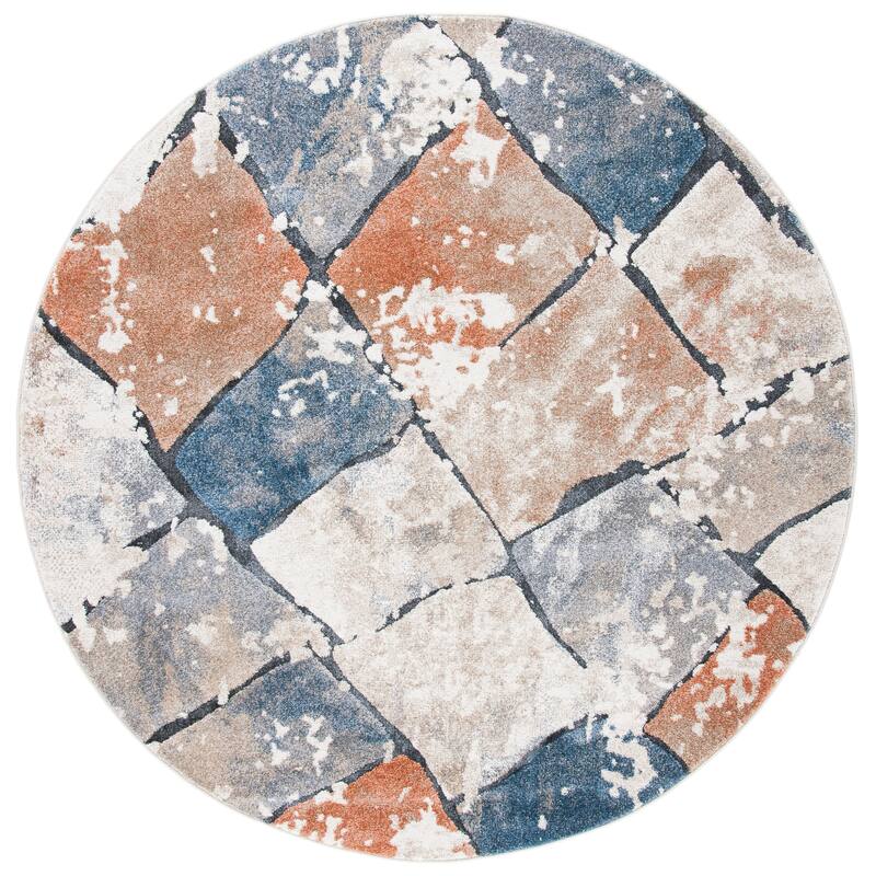SAFAVIEH Coppertone Comana Abstract Distressed Rug