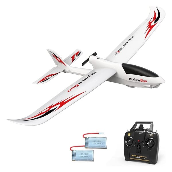 slide 2 of 8, VOLANTEXRC Ranger600 Ready To Fly Remote Control Airplane with Gyro Stabilizer - 2.08