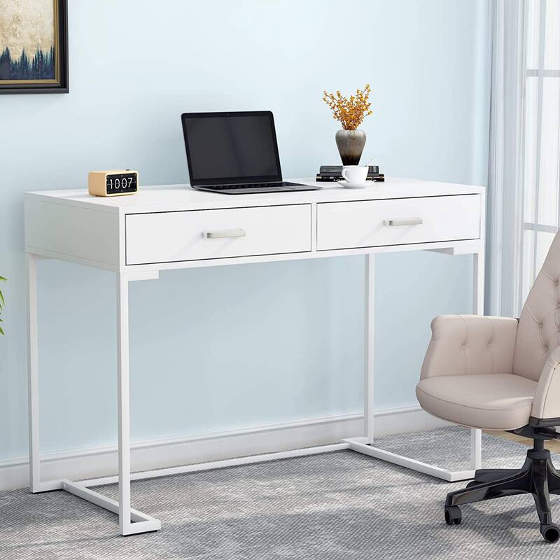 Computer Desk with Drawers, Writing Desk