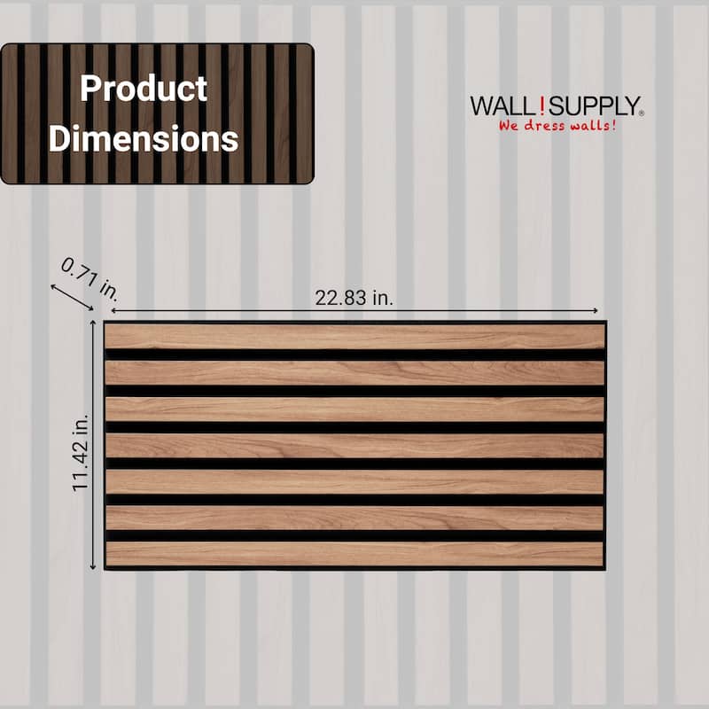Wall!Supply UltrAcoustic Eco Tile 3D Acoustic Polystyrene Wall Panels Set of 6 Panels Covers 10.87 sq ft