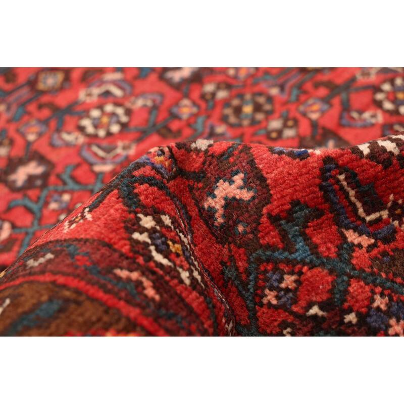 ECARPETGALLERY Hand-knotted Andelz Red Wool Rug - 3'7 x 10'9