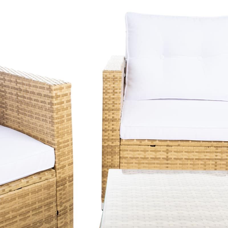 SAFAVIEH Outdoor Living Lorma 4-Piece Patio Set.