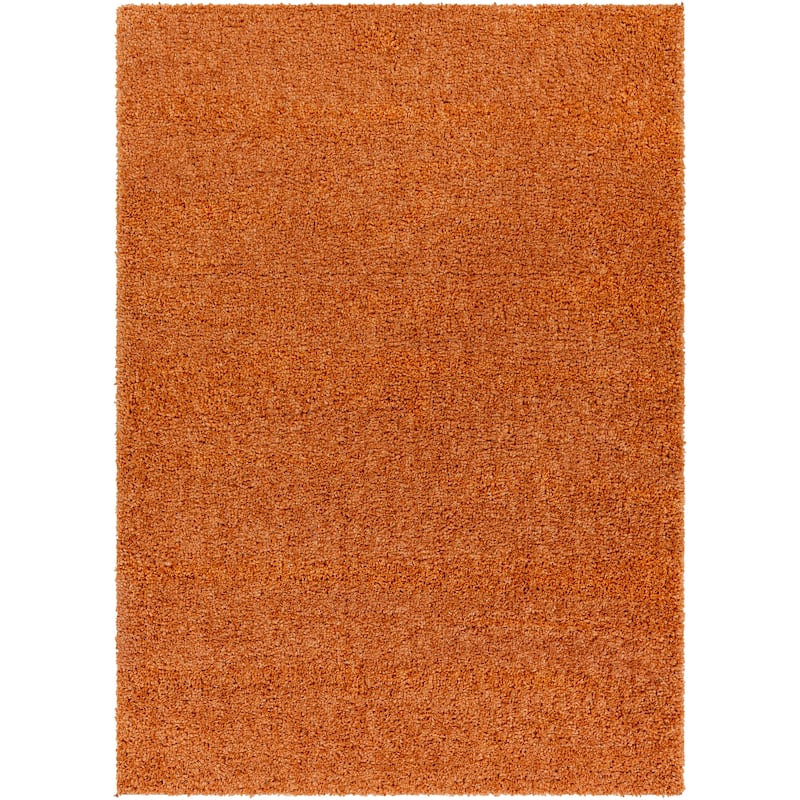 Artistic Weavers Cassey Cozy Plush Shag Area Rug - 5'3" x 7'3" - Burnt Orange