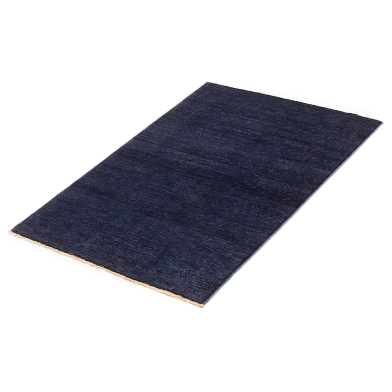 Pak Finest Gabbeh Navy Rug 3'1" x 4'7" - 3'1 x 4'7