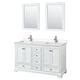 Option White / Carrara Cultured Marble Top / Polished