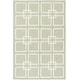 preview thumbnail 27 of 29, Martha Stewart by SAFAVIEH Square Dance Wool/ Banana Silk Rug 4' x 6' - Fennel Seed Green - Rectangle