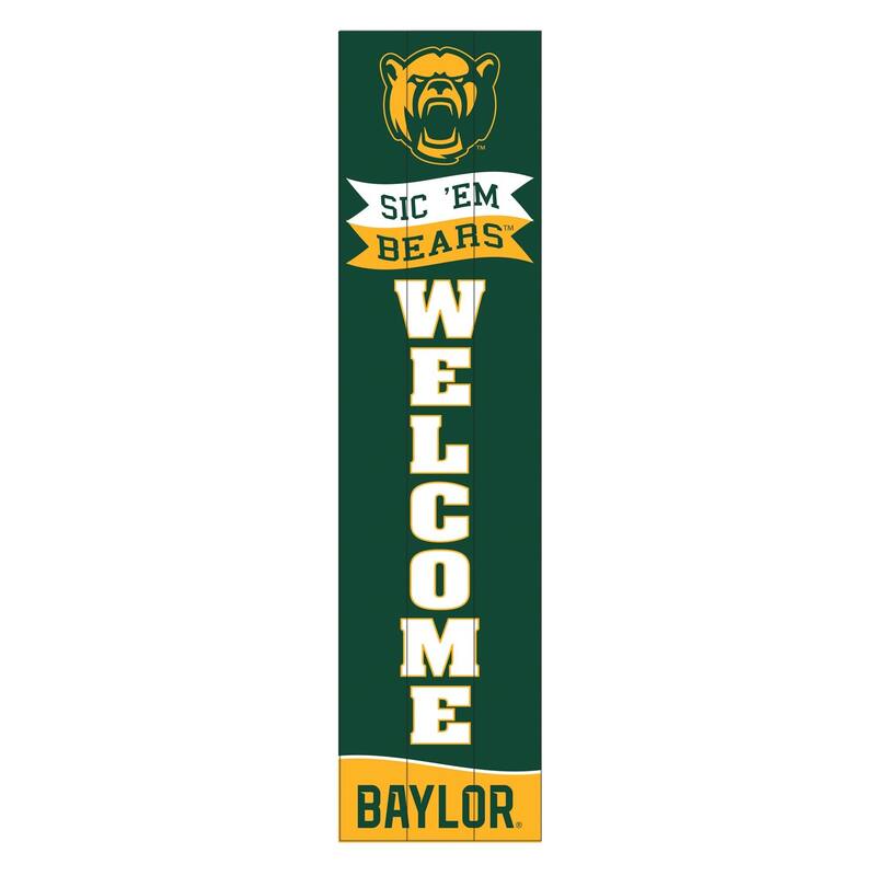 47" Porch Leaner Welcome Wall Sign, Baylor University