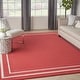 preview thumbnail 15 of 63, Nourison Essentials Indoor/Outdoor Solid Area Rug 8' x 10' - Brick/Ivory