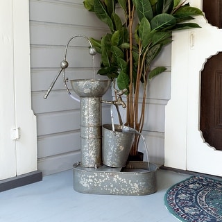 Tiering Tin Fountain