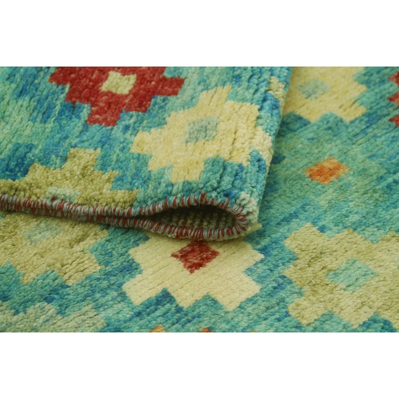 Noori Rug Balochi Altha Blue/Ivory Rug - 4'10" x 6'8"
