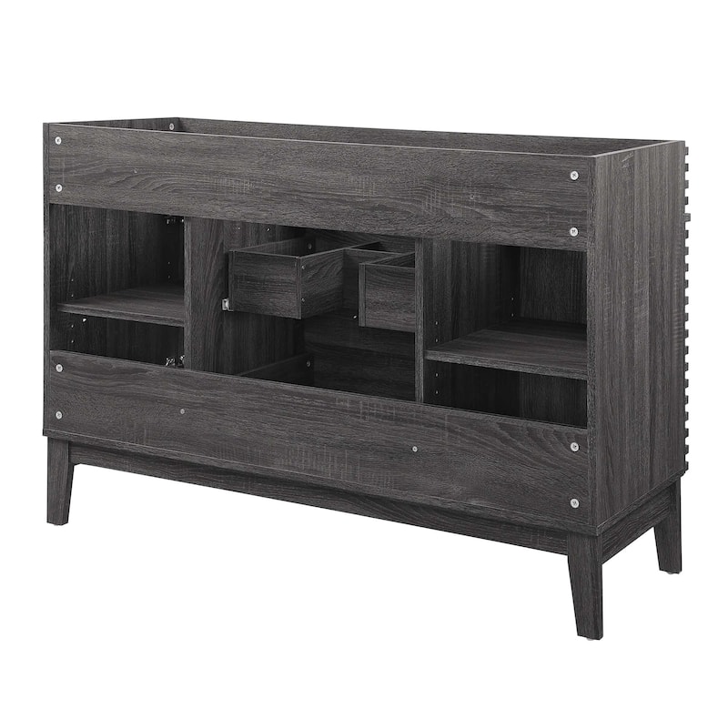 Render 48" Single Sink Compatible (Not Included) Bathroom Vanity Cabinet