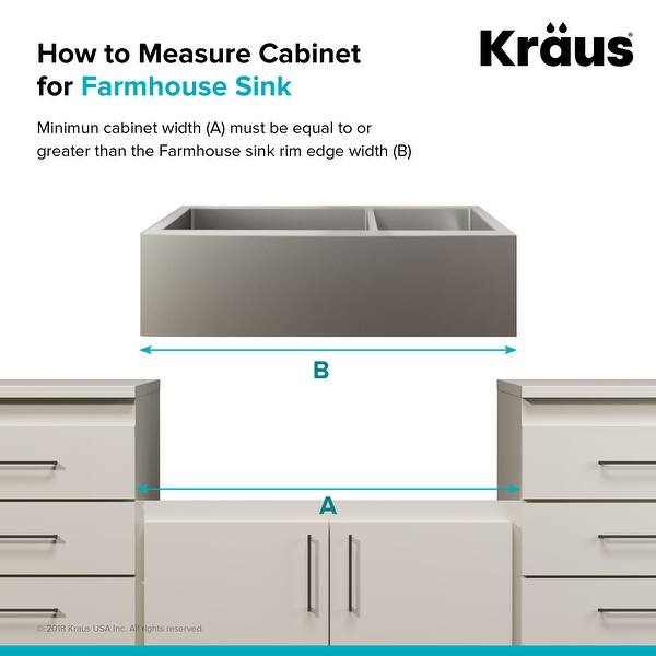 Shop Kraus Standart Pro Stainless Steel 33 In 2 Bowl Farmhouse Kitchen Sink Overstock 6472932